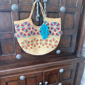 Olivia Miller Vibrant Floral Tote